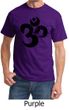 Mens Yoga Shirt Black Distressed OM Tee T-Shirt