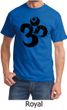 Mens Yoga Shirt Black Distressed OM Tee T-Shirt