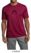 Mens Yoga Shirt Black Namaste Lotus Moisture Wicking Tee T-Shirt