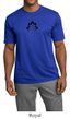 Mens Yoga Shirt Black Namaste Lotus Moisture Wicking Tee T-Shirt