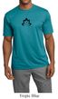 Mens Yoga Shirt Black Namaste Lotus Moisture Wicking Tee T-Shirt