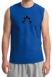 Mens Yoga Shirt Black Namaste Lotus Muscle Tee T-Shirt