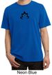 Mens Yoga Shirt Black Namaste Lotus Pigment Dyed Tee T-Shirt