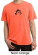 Mens Yoga Shirt Black Namaste Lotus Pigment Dyed Tee T-Shirt