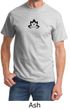 Mens Yoga Shirt Black Namaste Lotus Tee T-Shirt