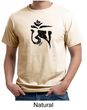 Mens Yoga Shirt Black Tibetan Om Organic Shirt