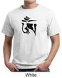 Mens Yoga Shirt Black Tibetan Om Organic Shirt