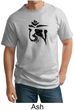 Mens Yoga Shirt Black Tibetan Om Tall Tee Shirt