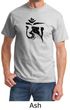 Mens Yoga Shirt Black Tibetan Om Tee T-shirt