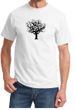 Mens Yoga Shirt Black Tree of Life Tee T-shirt
