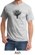 Mens Yoga Shirt Black Tree of Life Tee T-shirt