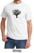 Mens Yoga Shirt Black Tree of Life Tee T-shirt
