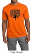 Mens Yoga Shirt Black Tree Pose Moisture Wicking Tee T-Shirt