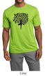 Mens Yoga Shirt Black Tree Pose Moisture Wicking Tee T-Shirt