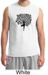 Mens Yoga Shirt Black Tree Pose Muscle Tee T-Shirt