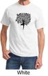 Mens Yoga Shirt Black Tree Pose Tee T-Shirt