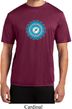 Mens Yoga Shirt Blue Vishuddha Moisture Wicking Tee