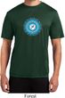 Mens Yoga Shirt Blue Vishuddha Moisture Wicking Tee