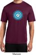 Mens Yoga Shirt Blue Vishuddha Moisture Wicking Tee