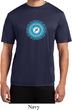 Mens Yoga Shirt Blue Vishuddha Moisture Wicking Tee