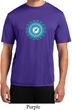 Mens Yoga Shirt Blue Vishuddha Moisture Wicking Tee