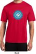 Mens Yoga Shirt Blue Vishuddha Moisture Wicking Tee