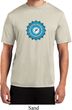 Mens Yoga Shirt Blue Vishuddha Moisture Wicking Tee