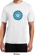 Mens Yoga Shirt Blue Vishuddha Moisture Wicking Tee