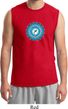 Mens Yoga Shirt Blue Vishuddha Muscle Tee T-Shirt