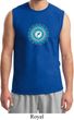 Mens Yoga Shirt Blue Vishuddha Muscle Tee T-Shirt