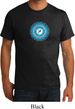 Mens Yoga Shirt Blue Vishuddha Organic Tee T-Shirt