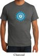 Mens Yoga Shirt Blue Vishuddha Organic Tee T-Shirt