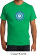 Mens Yoga Shirt Blue Vishuddha Organic Tee T-Shirt
