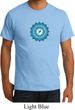 Mens Yoga Shirt Blue Vishuddha Organic Tee T-Shirt