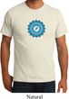 Mens Yoga Shirt Blue Vishuddha Organic Tee T-Shirt