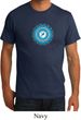 Mens Yoga Shirt Blue Vishuddha Organic Tee T-Shirt