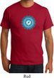 Mens Yoga Shirt Blue Vishuddha Organic Tee T-Shirt