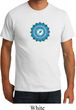 Mens Yoga Shirt Blue Vishuddha Organic Tee T-Shirt