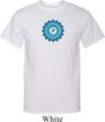 Mens Yoga Shirt Blue Vishuddha Tall Tee T-Shirt