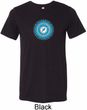 Mens Yoga Shirt Blue Vishuddha Tri Blend Crewneck Shirt