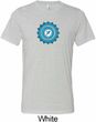 Mens Yoga Shirt Blue Vishuddha Tri Blend Crewneck Shirt