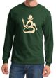 Mens Yoga Shirt Body OM Long Sleeve Tee T-shirt