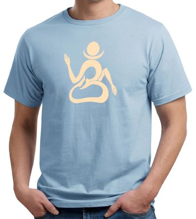 Mens Yoga Shirt Body OM Organic Tee T-shirt