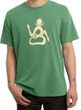 Mens Yoga Shirt Body OM Pigment Dyed Tee T-shirt