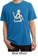 Mens Yoga Shirt Body OM Pigment Dyed Tee T-shirt