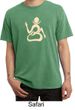 Mens Yoga Shirt Body OM Pigment Dyed Tee T-shirt