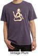 Mens Yoga Shirt Body OM Pigment Dyed Tee T-shirt