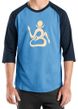 Mens Yoga Shirt Body OM Raglan Tee T-Shirt