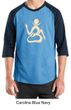 Mens Yoga Shirt Body OM Raglan Tee T-Shirt