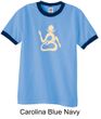Mens Yoga Shirt Body OM Ringer Tee T-Shirt